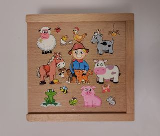 Juego de memoria - memory de madera Lidl