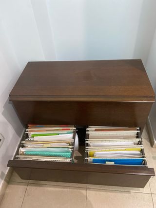 magnifico Mueble archivador de madera