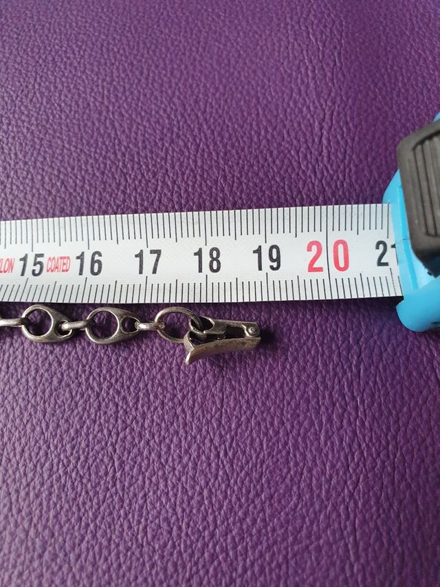 Antigua Pulsera diseño unico de plata con placa