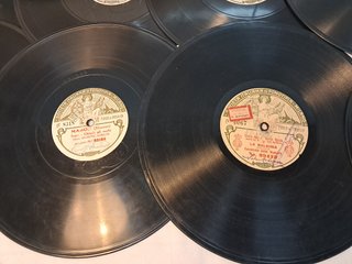 Discos pizarra 10 pulgadas con álbum
