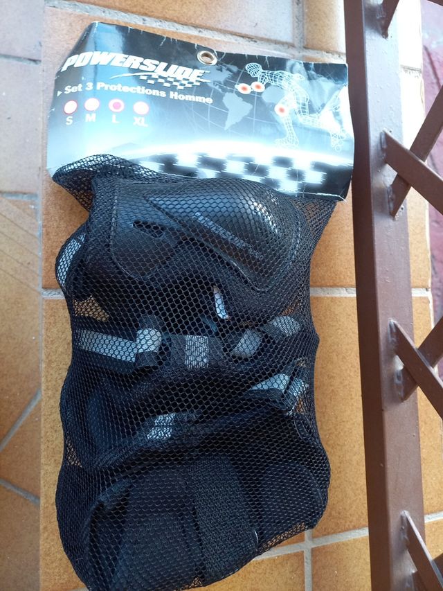 Protecciones patinaje hombre