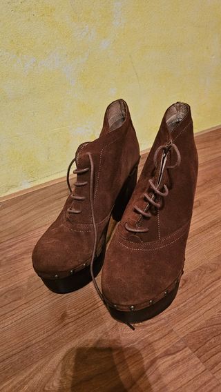 Botin piel ante
