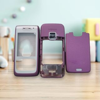 Carcasa original Nokia E65 morada