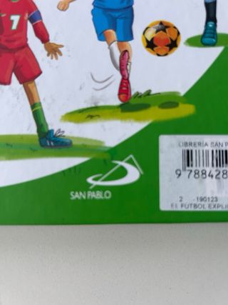 Libro fútbol niño