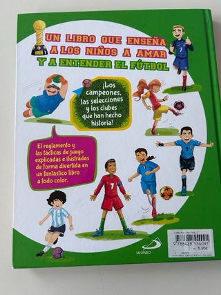 Libro fútbol niño