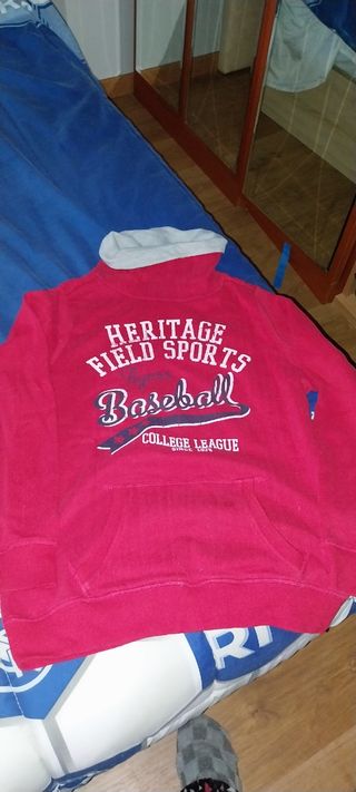 Sudadera roja