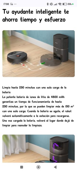 Robot  aspirador Philips serie 3000