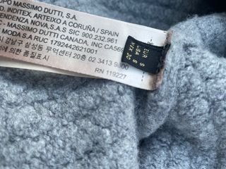 Massimo dutti poncho cashmere y lana