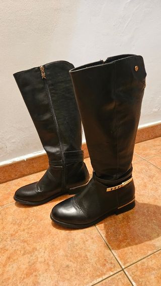 Botas mujer negras altas 