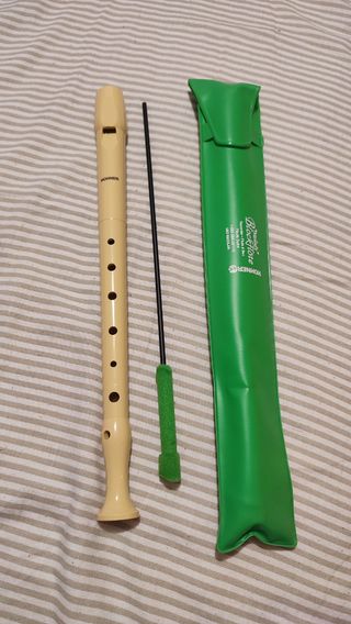 Flauta Hohner Plástico Marfil nueva