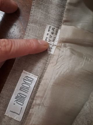 Gonna lana vintage donna 44