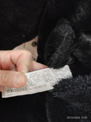 Abrigo, chaqueta y parka reversible con pelo Zara