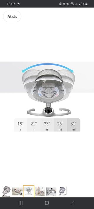 Mecedora bebe electrica