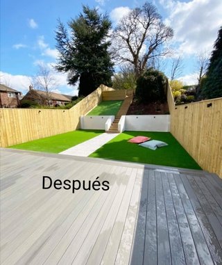 Césped artificial y servicios de jardinería