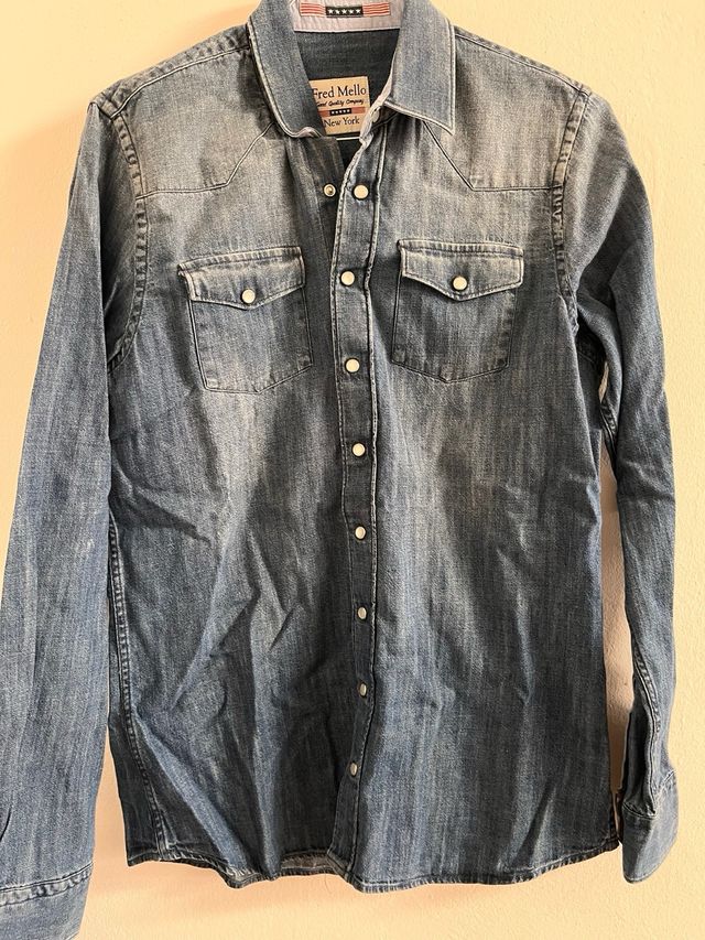 Camicia jeans unisex Fred Mello NY