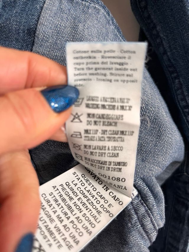 Camicia jeans unisex Fred Mello NY