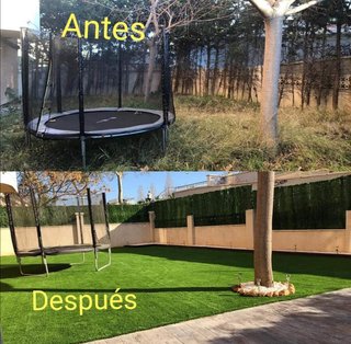 Césped artificial y servicios de jardinería