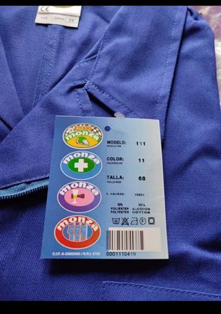 Mono de trabajo Monza talla 68