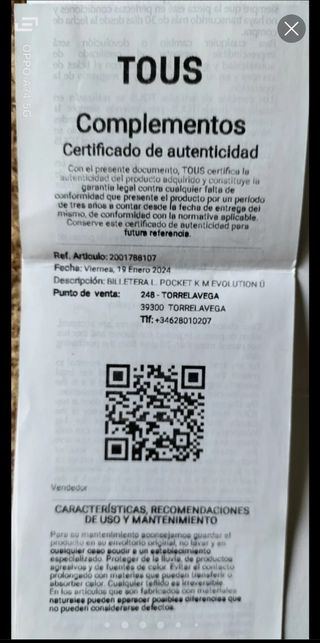 🎁💫 OCASIÓN BILLETERA TOUS NUEVA CERTIFICADO