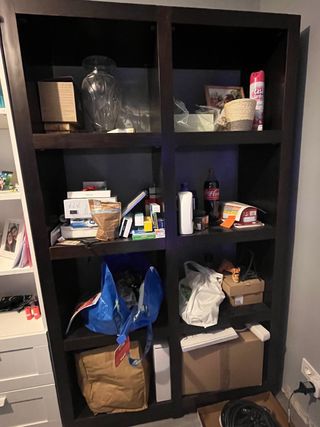 Mueble de salon y estanteria a conjunto