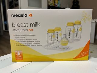 Sacaleches y kit para guardar leche