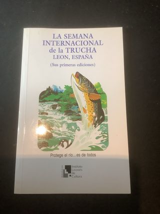 Libros de pesca.Semana internacional de la trucha