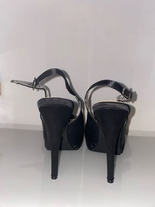 Décolleté punta aperta con plateau