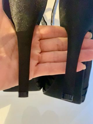 Décolleté punta aperta con plateau