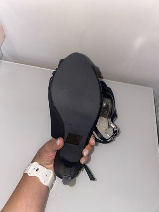 Décolleté punta aperta con plateau