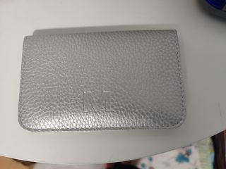 Tarjetero, plateado make up