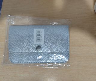 Tarjetero, plateado make up