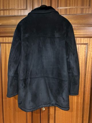 Abrigo forrado piel sintetica talla 54