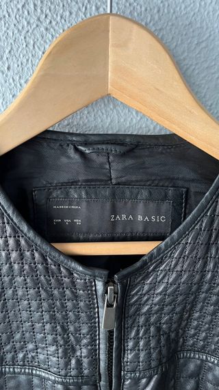 Chaqueta de piel de ZARA