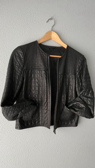 Chaqueta de piel de ZARA