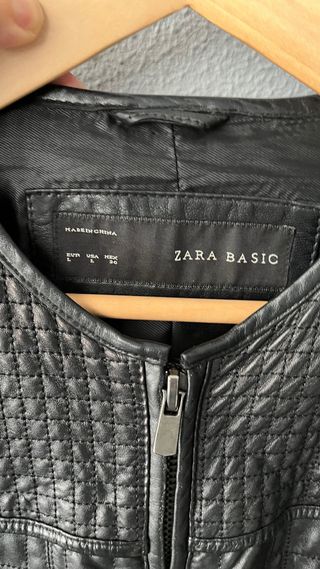 Chaqueta de piel de ZARA