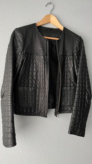 Chaqueta de piel de ZARA