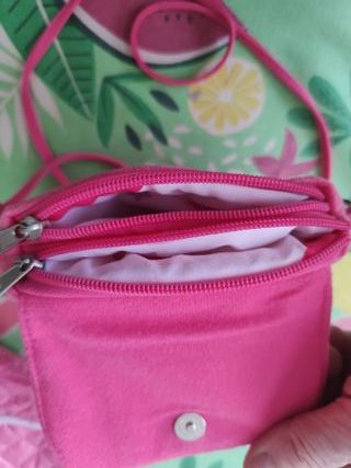 Bolso de niña de color rosa