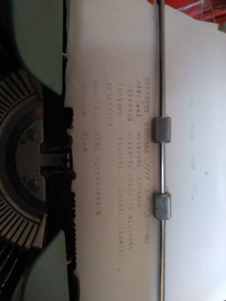 Máquina  de  escribir.