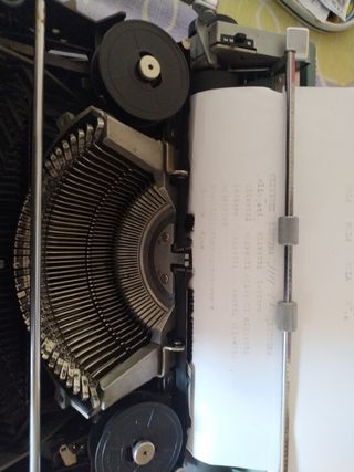 Máquina  de  escribir.