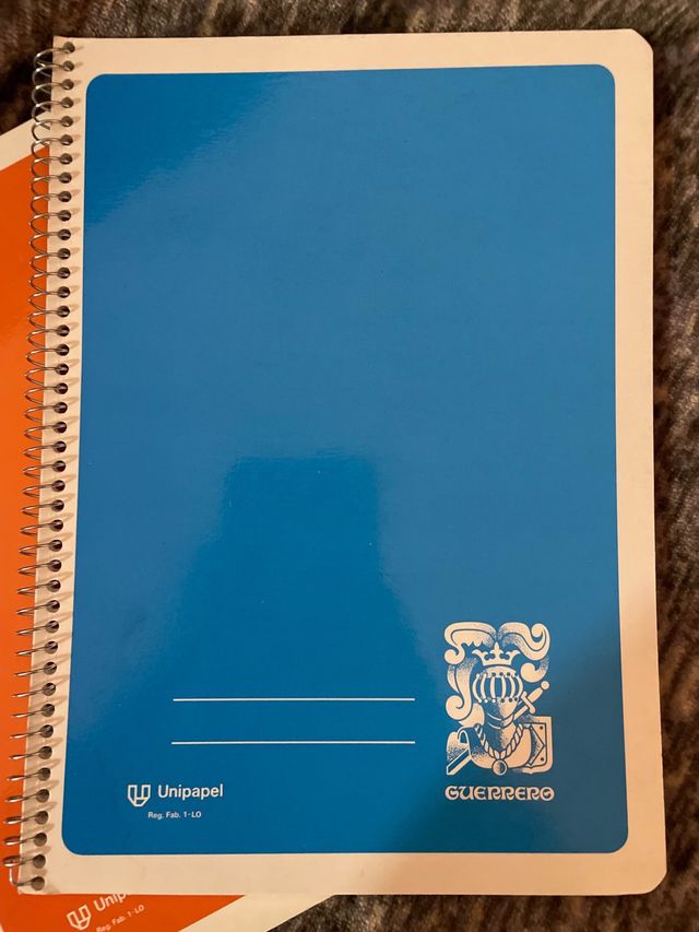 Libretas EGB Guerrero años 80/90 nuevas