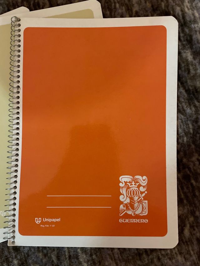 Libretas EGB Guerrero años 80/90 nuevas