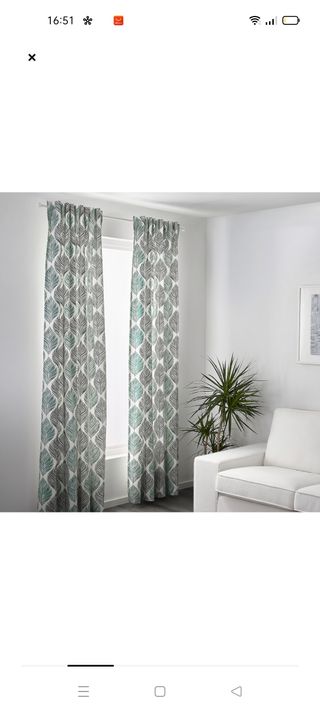 Cortina ikea fjaderklint