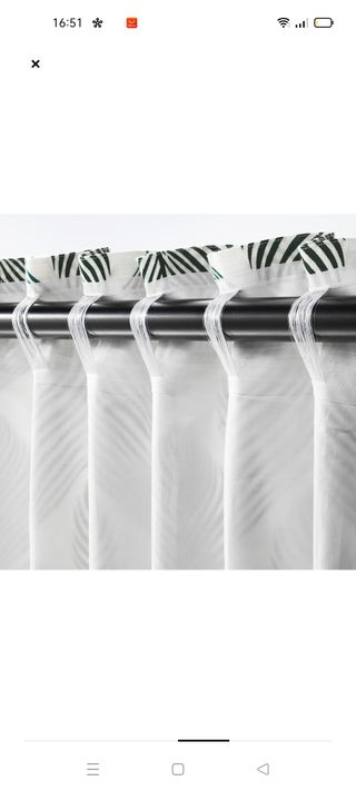 Cortina ikea fjaderklint