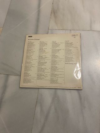 Doble Lp placido domingo 1982