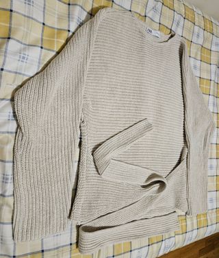 Zara jersey de punto liso lazada S