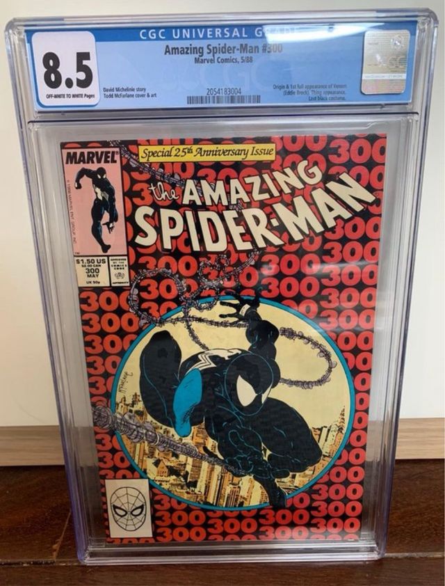 Comic Amazing Spiderman 300 CGC 8.5