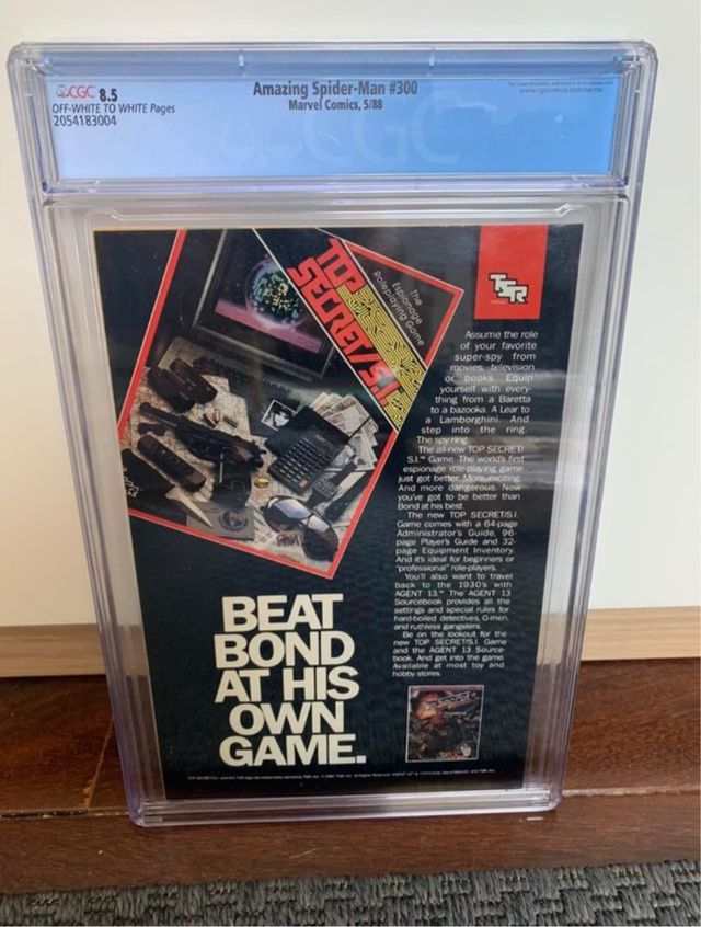 Comic Amazing Spiderman 300 CGC 8.5