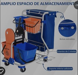 Carro de Limpieza con Bolsa