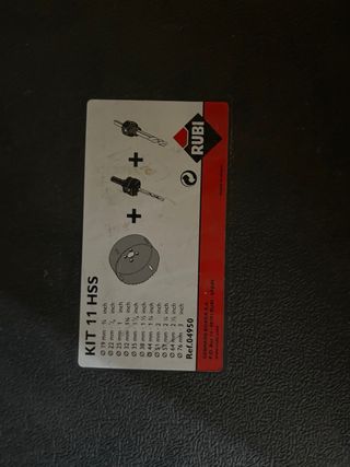 Brocas de acero Rubi kit 11 HSS