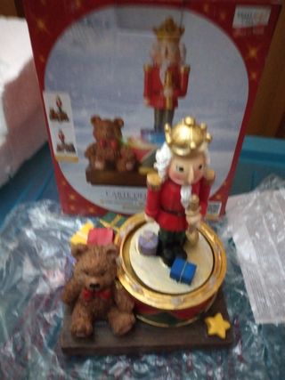 Statuina soldatino/led/musicale/Natale